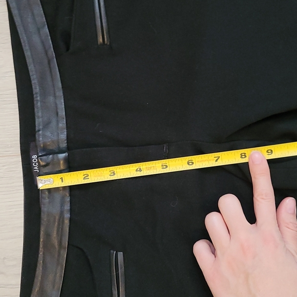 Jacob pleather trim ankle pants - Picture 6 of 6